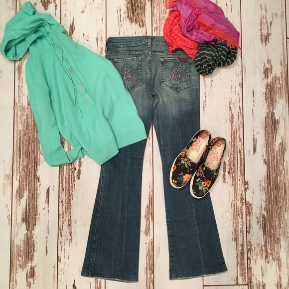 7 For All Mankind Denim - Seven For All Mankind Sugarplum A pockets 26